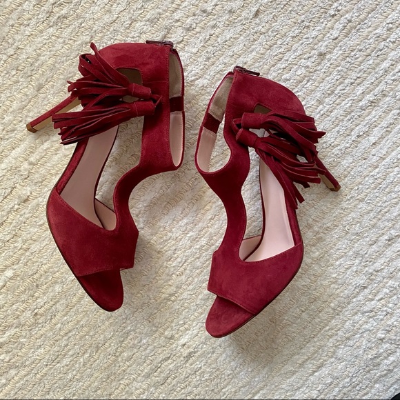 NWT Kate Spade Inga suede heels - Picture 9 of 15